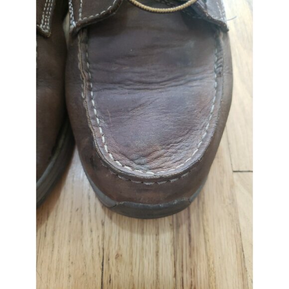 Carhartt Boots Mens 4 Inch Lightweight Wedge Work CMX4023 Brown Leather Sz 13 - Picture 4 of 13